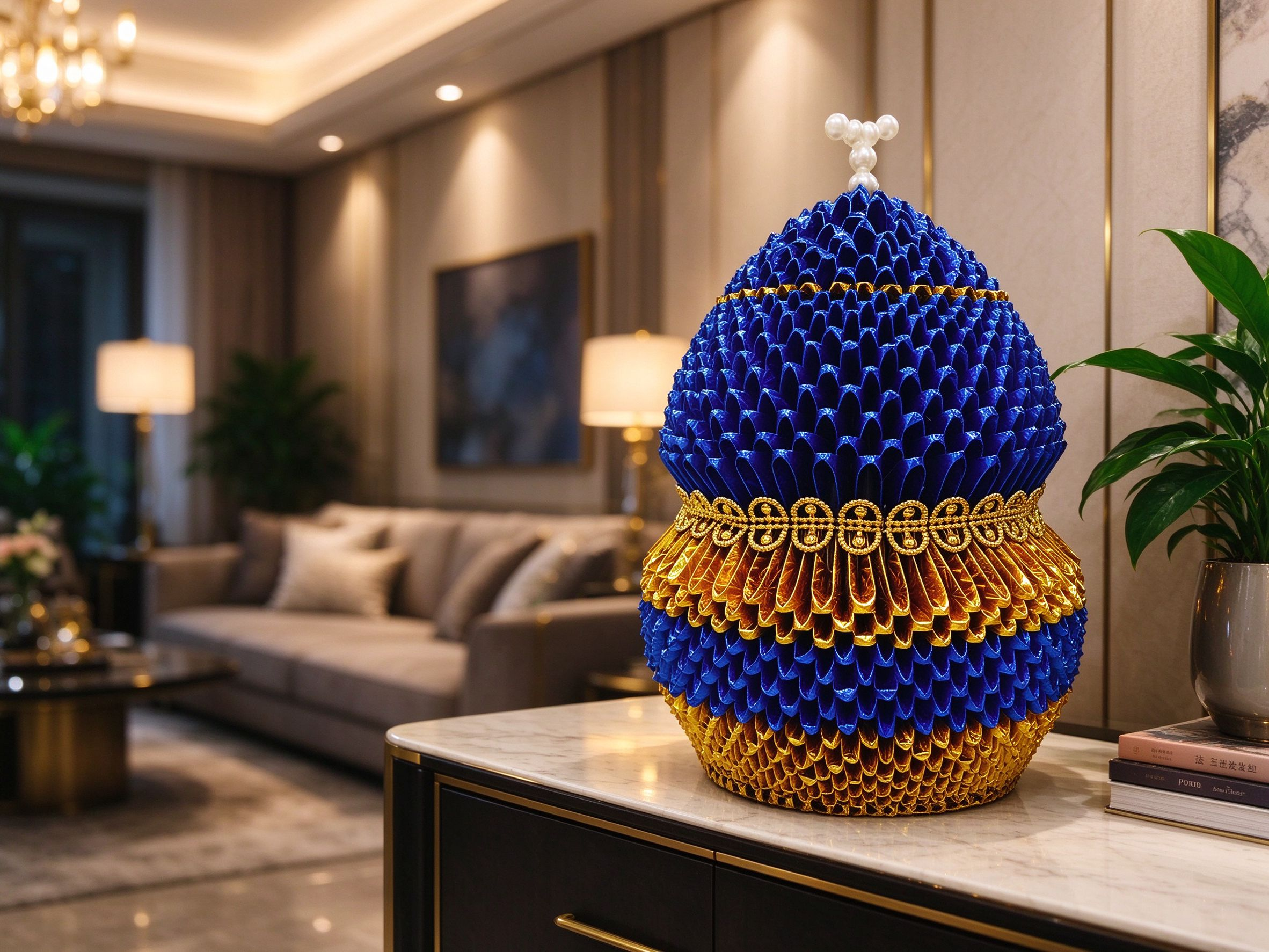 Handwoven Paper Gourd | Traditional Chinese Folk Craft Ornament
